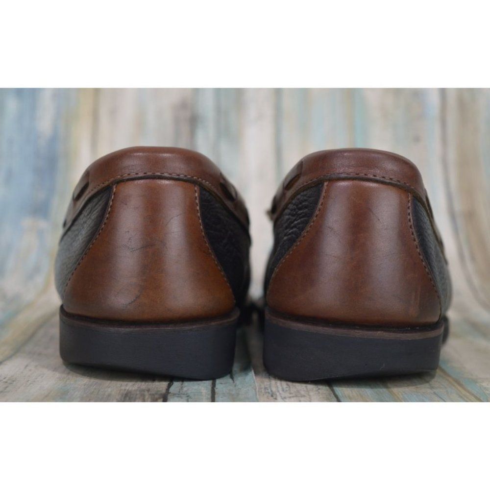 Allen Edmonds Nashua Men's Tassel Loafers Size 11 Black Brown Dress Shoes - Picture 5 of 10